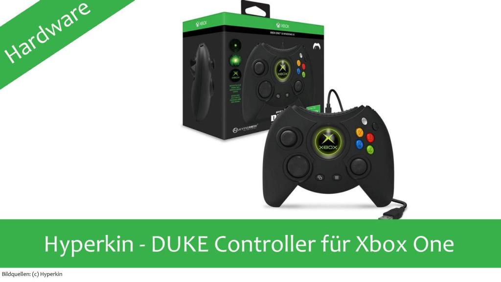 Hardware Review: „Duke Controller“ – Hyperkin legt den Kultcontroller für Xbox One und Windows 10 neu auf. Was bietet das&nbsp;Remake?
