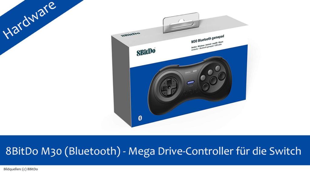Hardware Review: „M30 Bluetooth“ von 8BitDo – Was bietet der klassische 6-Button Mega Drive Controller in seiner&nbsp;Neuauflage?