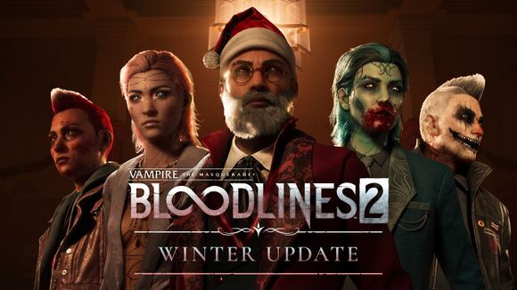 News: „Vampire: The Masquerade – Bloodlines 2“: Winter-Update bringt individuelle Schwierigkeitsgrade & festliche&nbsp;Inhalte!