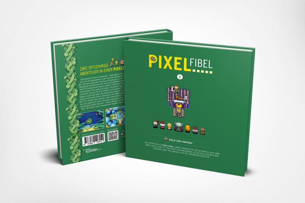 News: elektrospieler startet neue PIXELFIBEL‑Reihe – Auftaktband widmet sich den Zelda‑Spielen auf dem Game Boy&nbsp;Advance!
