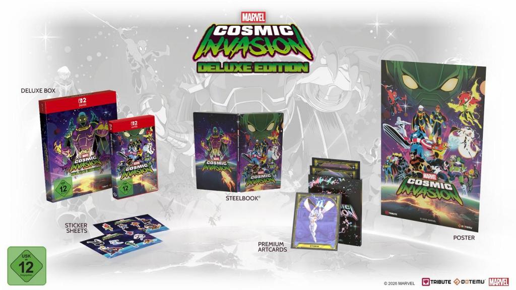 News: „MARVEL Cosmic Invasion“ erscheint am 17. April 2026 auf Disk – Koop‑Beat’em‑Up mit 15 Marvel‑Helden!