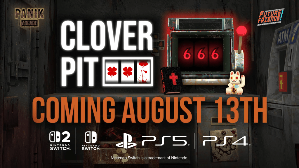 News: „CloverPit“ erscheint im August für Konsolen und verbindet Roguelite mit düsterem Escape&nbsp;Room